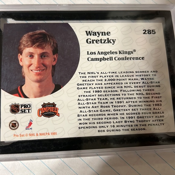 Wayne Gretzky 1991-1992 PRO SET graded 10 mint - Picture 6 of 7